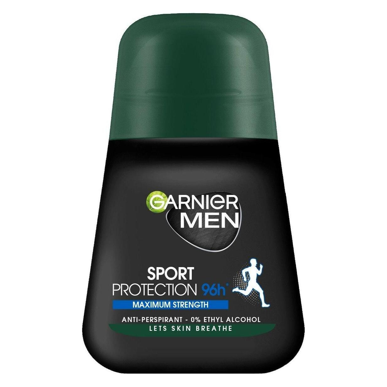 Garnier Sport Protection 96H Men Roll-On Antiperspirant In Ball 50Ml (Roll-on, 50 ml) (3600542475143)