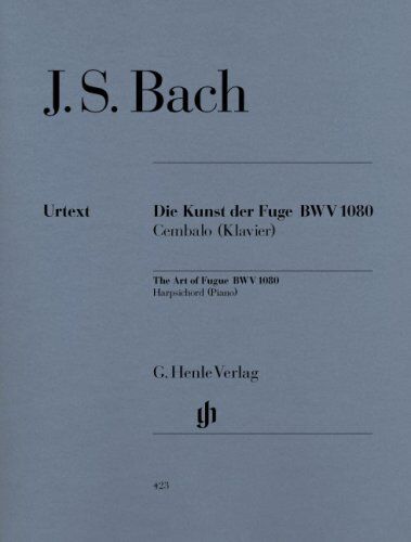 Johann Sebastian Bach - Kunst der Fuge Bwv 1080. Klavier - Preis vom 06.10.2026 07:26:00 h