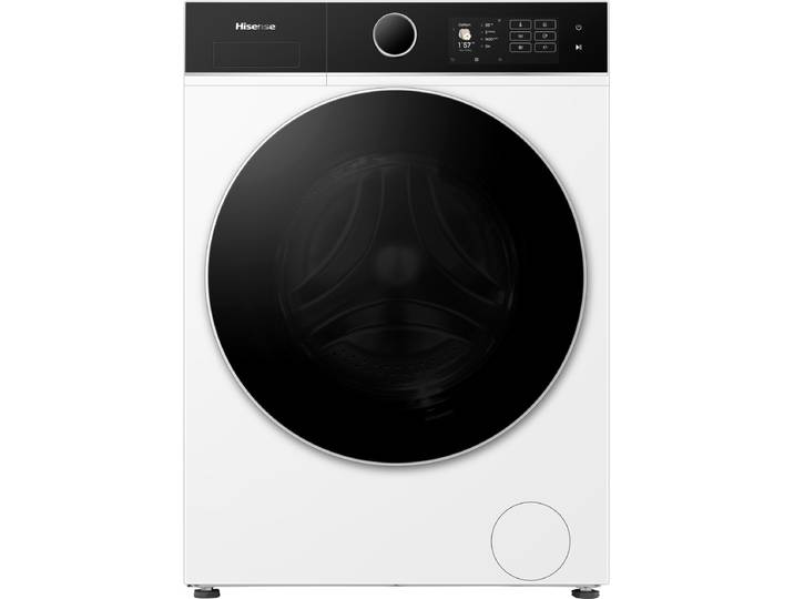 HISENSE Waschtrockner WD5I1045BWQ , Wasch_Trocken_Zyklus: D, weiß, B:59,5cm H:84,5cm T:55cm, Waschtrockner, Knitterschutz, Fleckenentfernung, Waschen & Trocknen 49 min, Waschtrockner