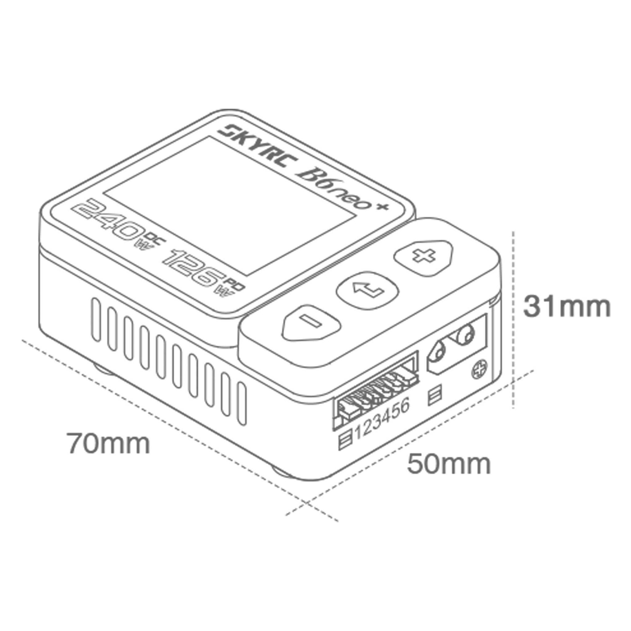 SkyRC B6neo+ Ladegerät pink LiPo 1-6s 10A 200W (SK100211-04)