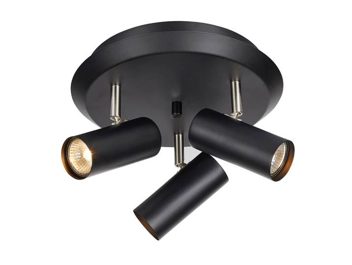 Barcelona Plafonnier 3L Black - Markslöjd - Salon / séjour - Métal