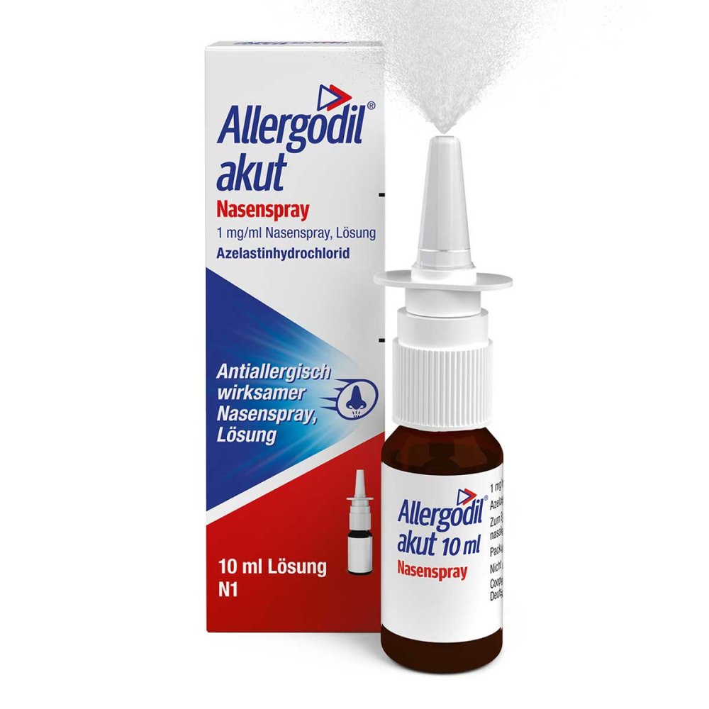 Cooper Consumer Health Deutschland GmbH Allergodil akut Nasenspray mit Azelastin gegen Heuschnupfen 03436979