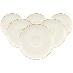 Seltmann Savona Fine Diamond Kombi-Untertassen, Untertasse, Beige