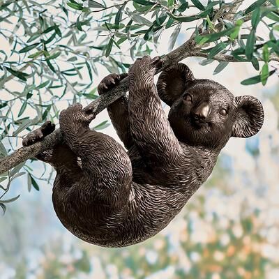 Hanging Koala Garden Statue - Grandin Road