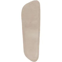 benuta Pure Wollteppich Shape Cream 80x300 cm - Naturfaserteppich aus Wolle