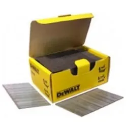 DeWalt, Tackerklammern + Tackernägel, verzinkte Nägel für DC602 Akkunagler, 16x1,25mm, 0°, (DT9940-QZ)