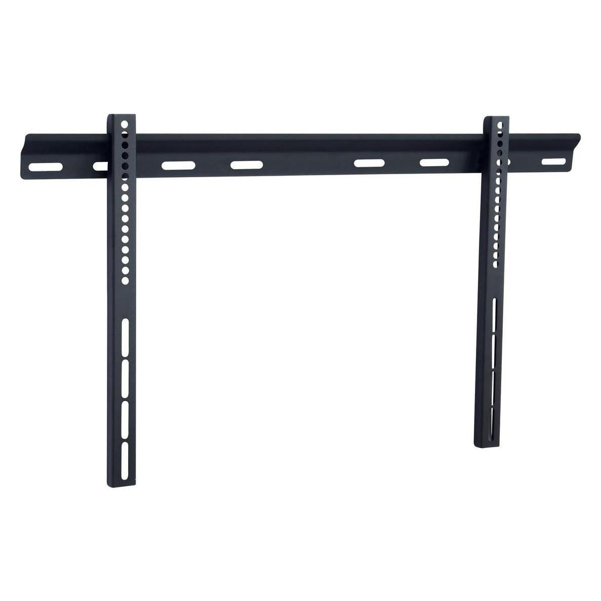 Techly Klammer für Flachbildschirm (Ultra-dünn) - Schwarz - Bildschirmgrösse: 101.6-165. (Wand, 50 kg, 40" - 65") (ICA-PLB-114L)