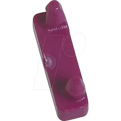 CSZCMG - LED Steckermarkierungsclips, DualBoot, 100 Stück, violett