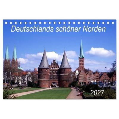 Deutschlands schöner Norden (Tischkalender 2027 DIN A5 quer), CALVENDO Monatskalender