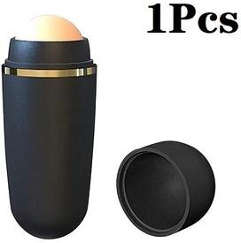 Inspired Finds Volcanic Oil Absorbing Face Roller For Instant Shine Control black