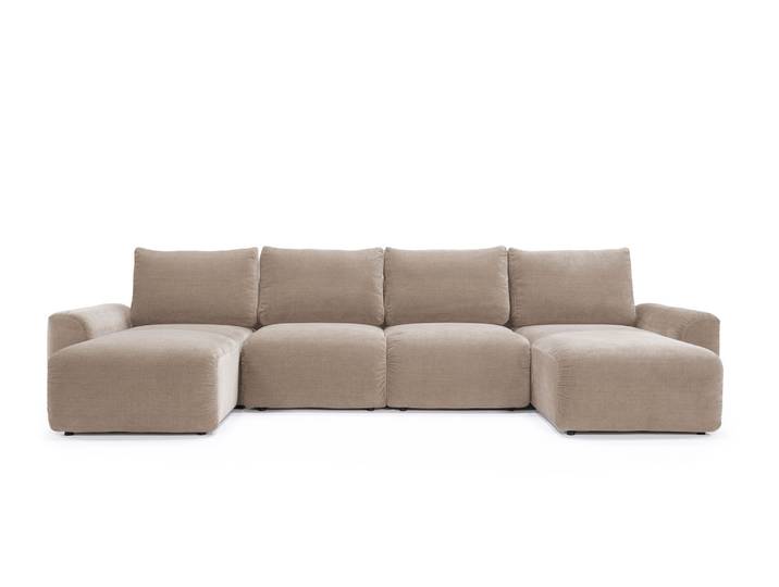 Innovation Living Norum Sofabett U-Form mit Armlehnen