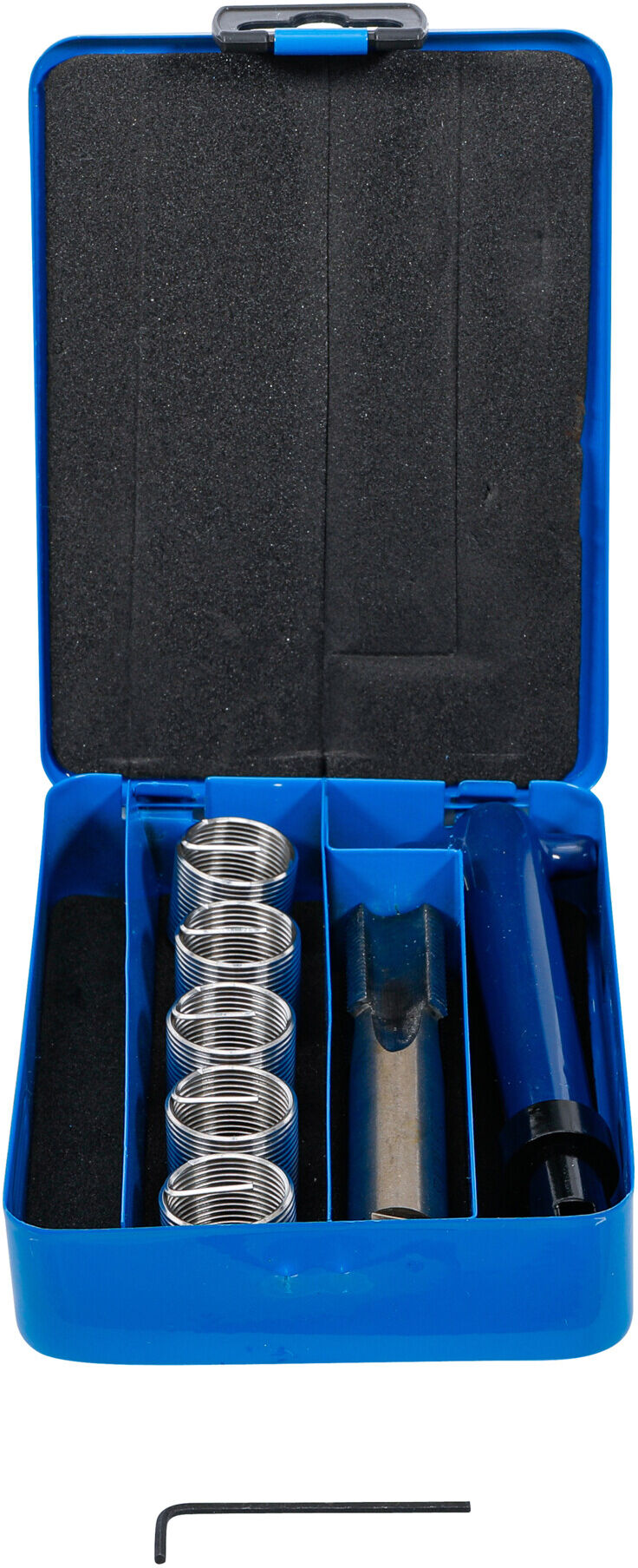 BGS Technic Gewinde-Reparatursatz M20 x 1,5, 7-tlg. aus Metall für Gewinde mit einem Durchmesser von M20 x 1,5, 9434)