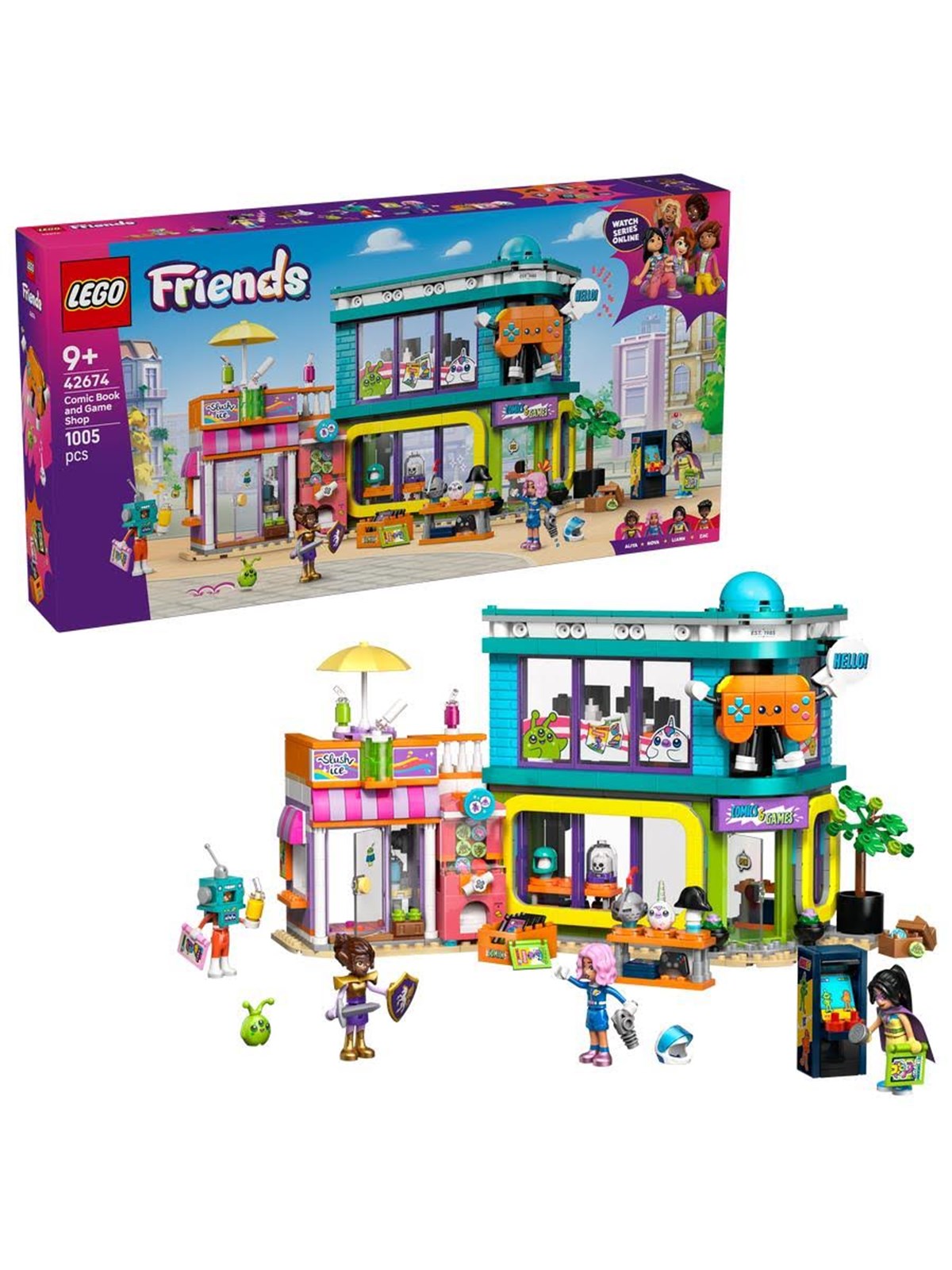 LEGO Friends 42674 Comic- und Spieleladen