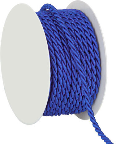 Kordel, blau, 4 mm, 10 m