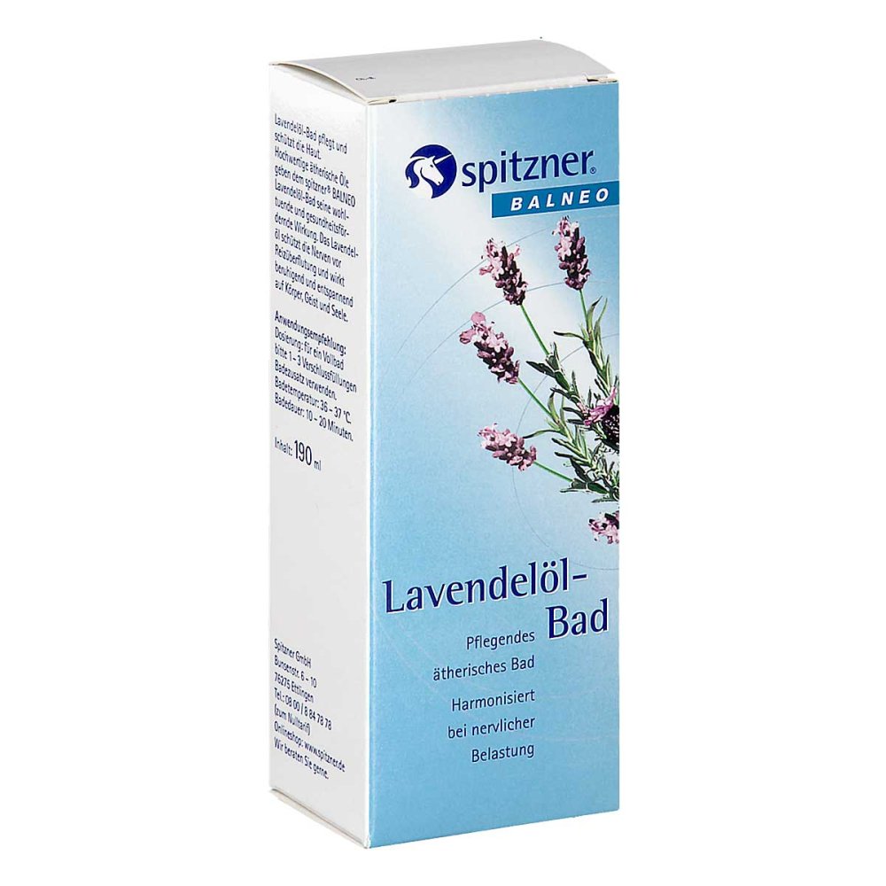 W. Spitzner Arzneimittelfabrik GmbH Spitzner Balneo Lavendel Ölbad 03755360