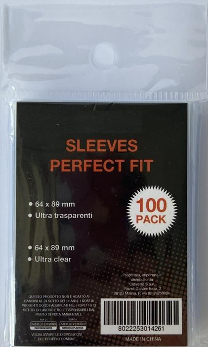 QUBICK Bustine Sleeves Perfect Fit (6,4x8,9 Cm, 100 Pez-trasparente