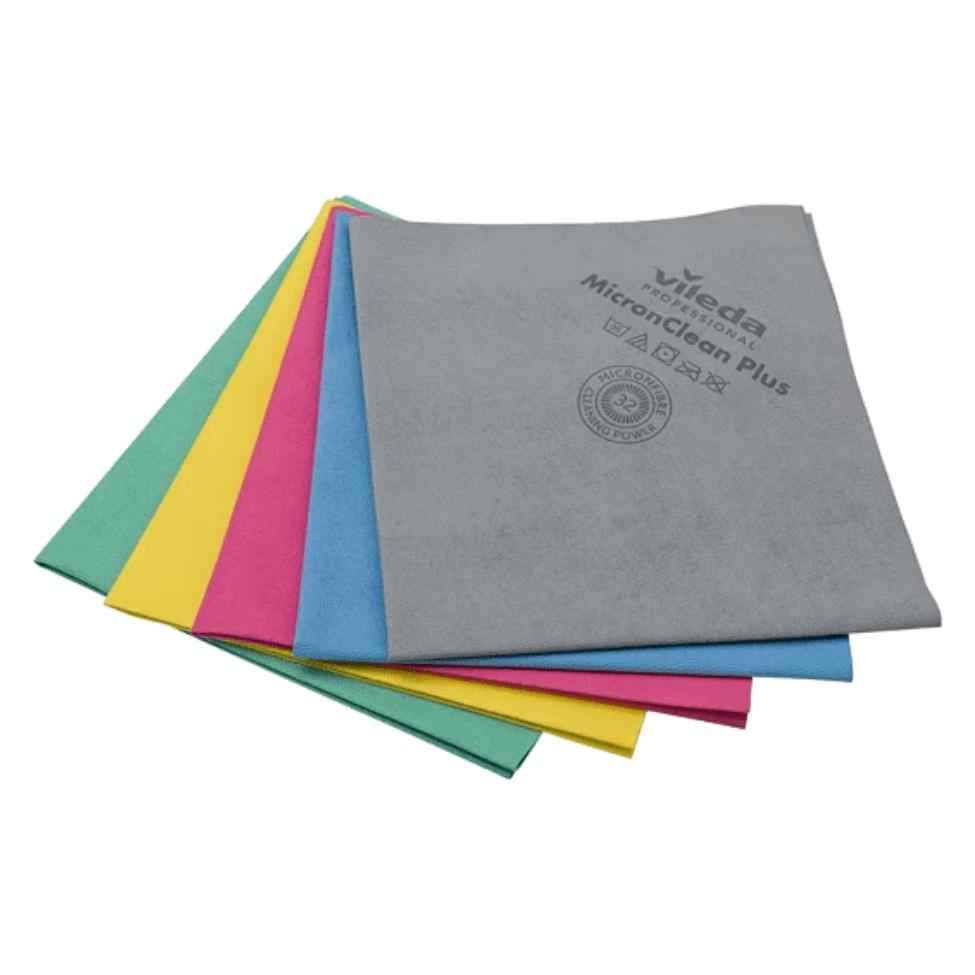 Vileda MicroClean Plus Microfasertuch Rot - 5 Stück (5 Stk.) (47554660)