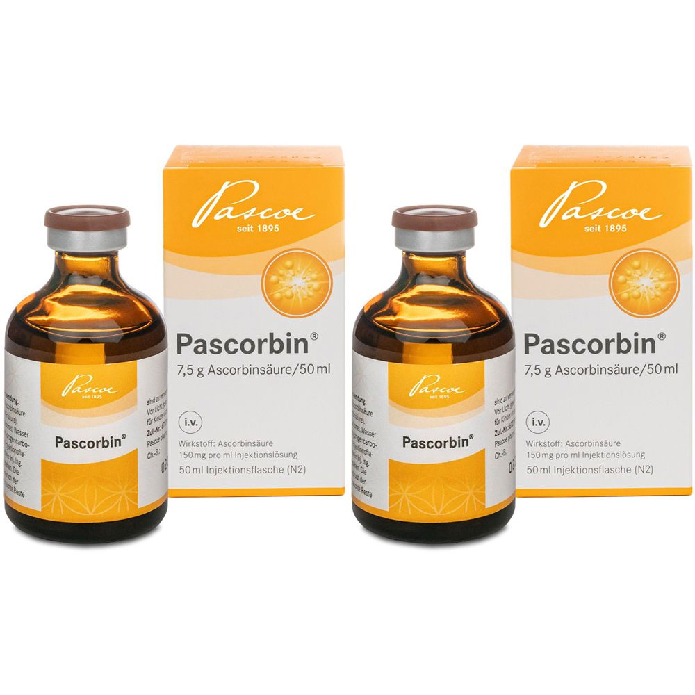 Pascorbin Injektionslösung Doppelpack 2x50 ml