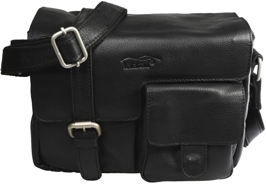 Kalahari KAAMA LS-31 Fototasche Leder schwarz