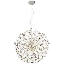 Globo Lighting Luster   , silber , Maße (cm): H: 150  Ø: 60