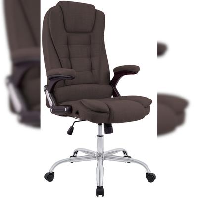 CLP Bürostuhl Thor Stoff Stoff HBT: 113x69,5x78 cm braun