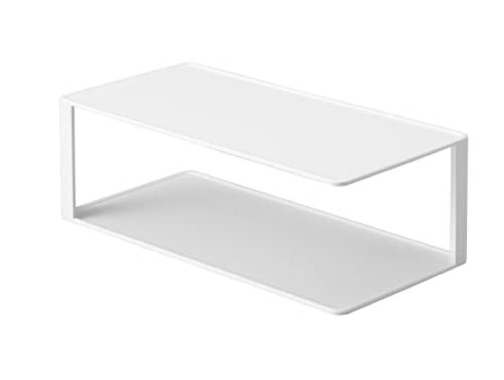 YAMAZAKI 5641 TOWER Rectangular Dish Rack, white, Steel, 30 x 15 x 10 cm