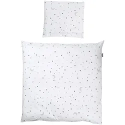 BABYBETTWÄSCHE Sternenzauber grau 80 x 80 cm