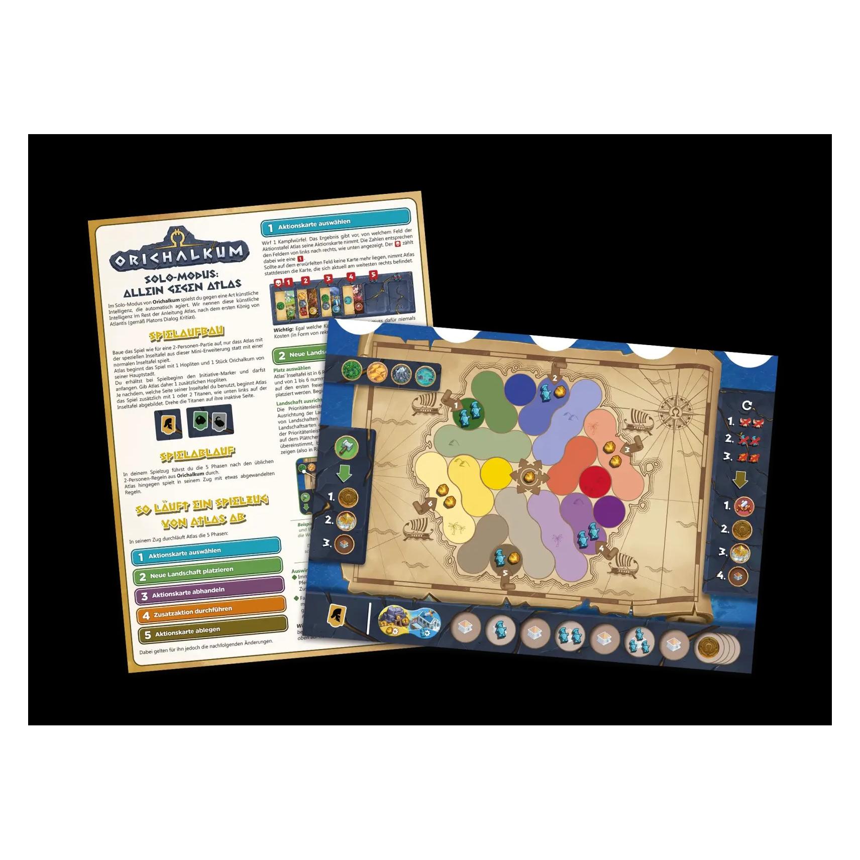 Pegasus Orichalkum: Allein gegen Atlas Erweiterung (Deutsch, 2 - 4 Spieler) (90016G)