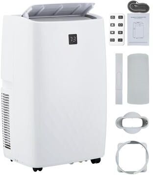Yun Portable Air Conditioner - 12000 BTU, Cools Up To 350 sq. ft, 4-in-1 with Window Kit
