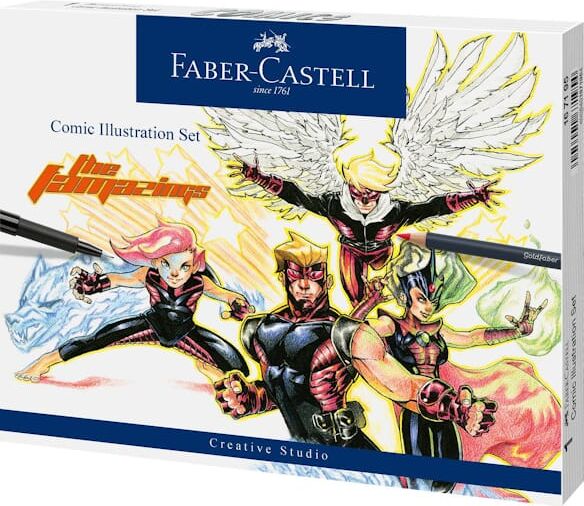 Fiberpenna Pitt Artist Manga Set 15delar