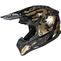 Airoh Aviator 3 The Legend, Motocrosshelm - Schwarz/Gold - S