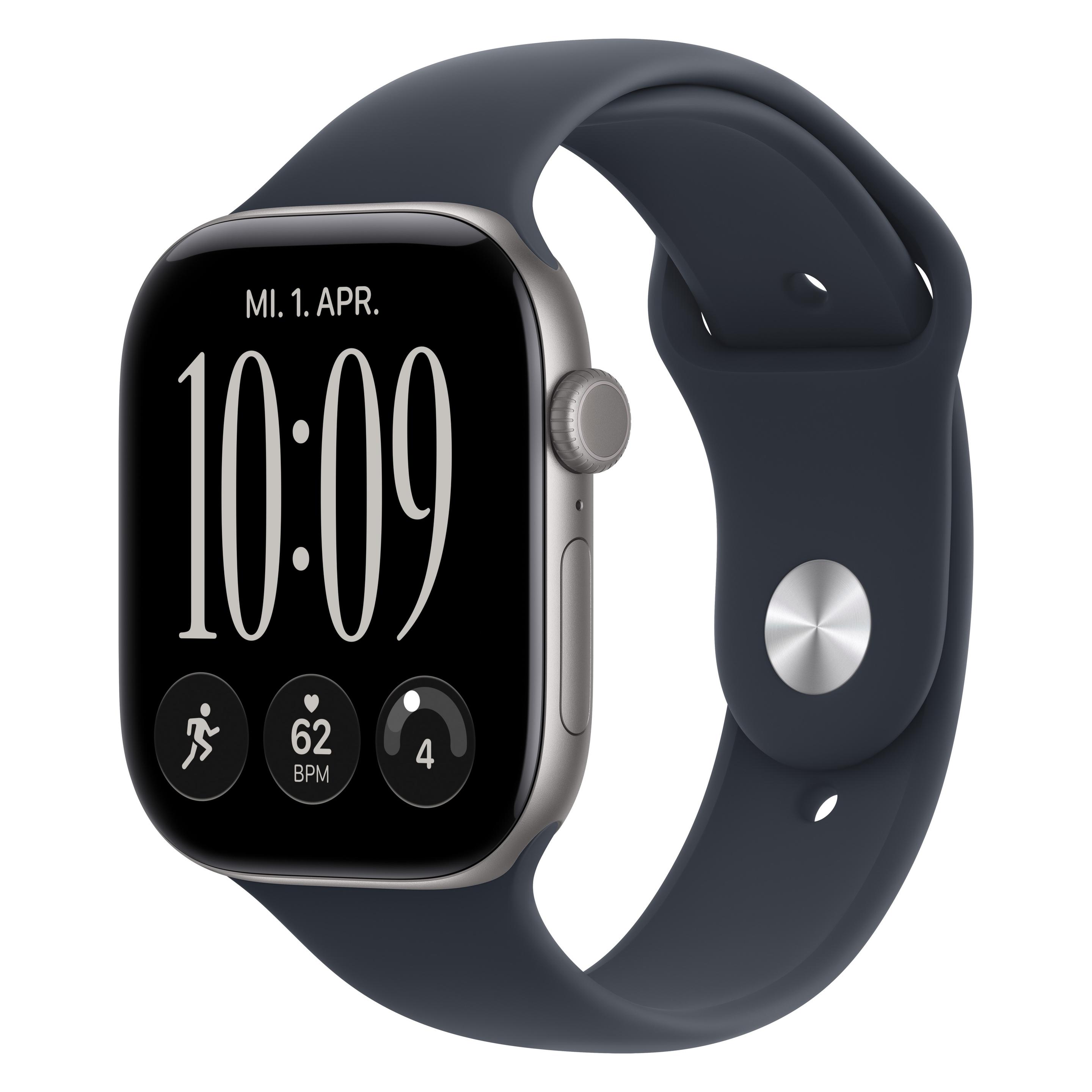 Apple Watch Series 12 (46 mm, Aluminium, Space Gray, 5G) (MJG64ZR/A)