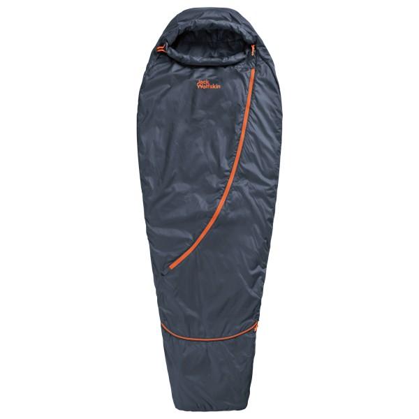 Jack Wolfskin - Kid's Grow Up Dreamer - Kinderschlafsack Gr 140/170 x 65 cm Zip: Left Blau