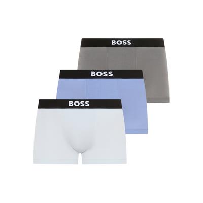 Trunk BOSS "3P Trunk BOSS ONE", Herren, Gr. XXL, Jersey, bunt (open miscellaneous 976), Jersey, Obermaterial: 95% Baumwolle, 5% Elasthan, Unterhosen, mit unifarbenen Bund