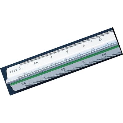 LINEX Dreikantmaßstab 311 30cm weiß Packung mit 10 Stück