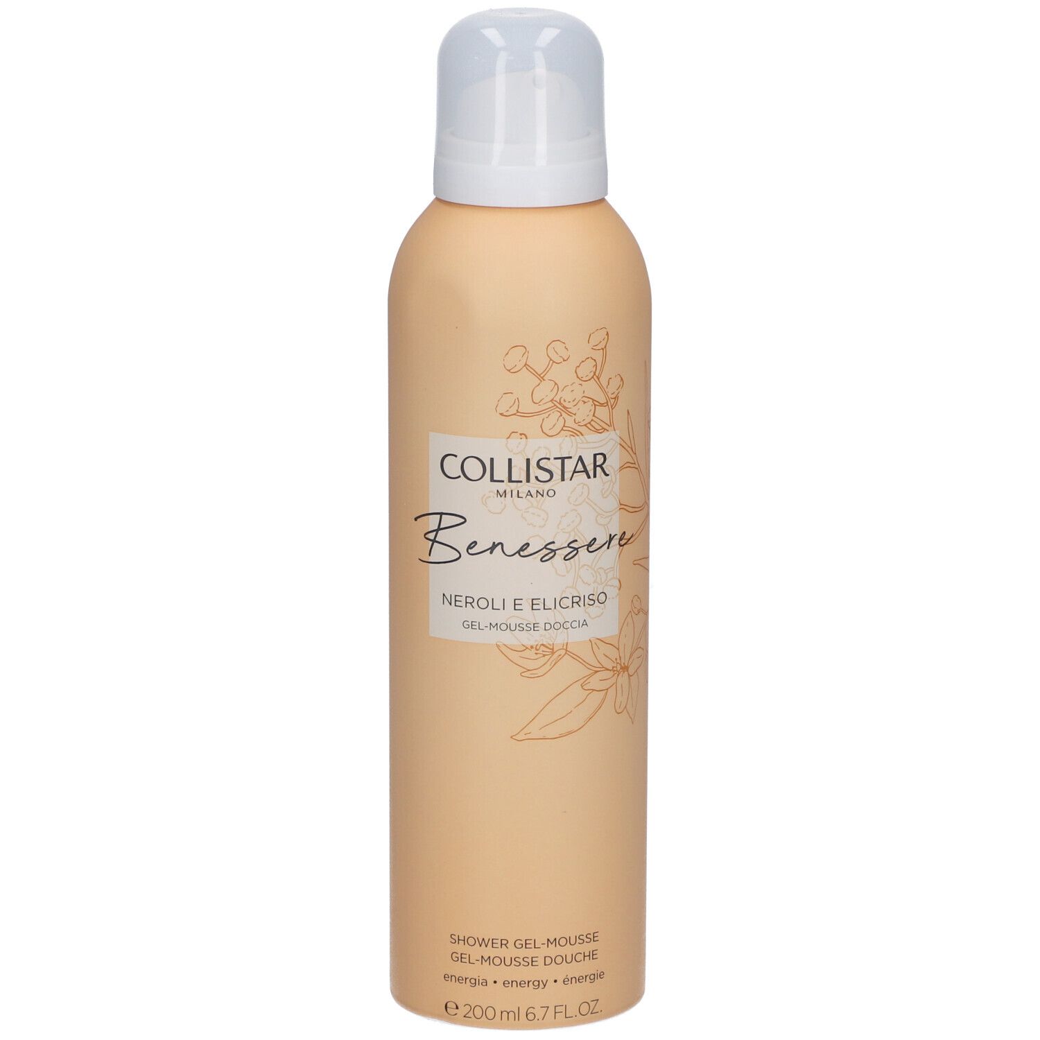 Collistar Shower Gel-Mousse Neroli and Helichrysum 200ml 200 ml Duschgel