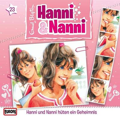 Folge 23: Hanni und Nanni hüten ein Geheimnis - Andre Minninger,Enid Blyton, Audio, 4064066628277