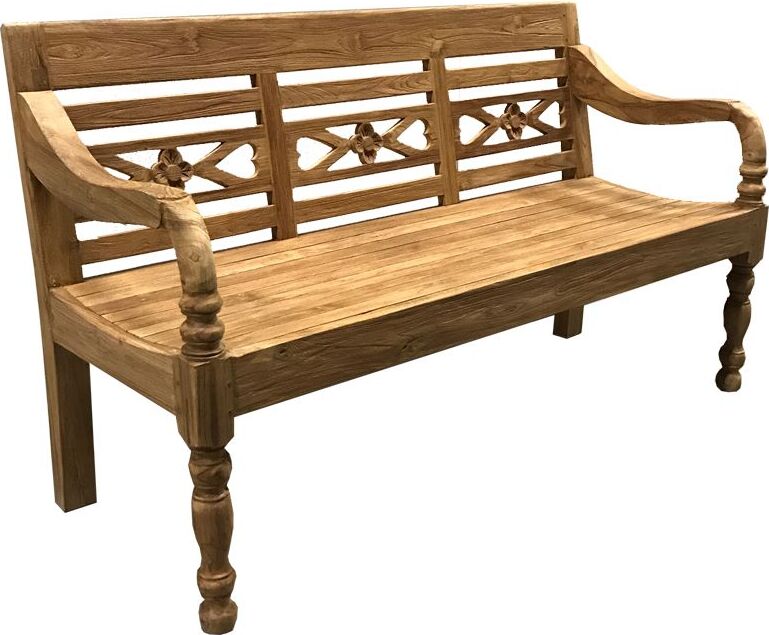 Bank Station 55 x 90 x 150 cm Teak Natur