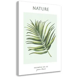 WANDBILD grüne blätter natur