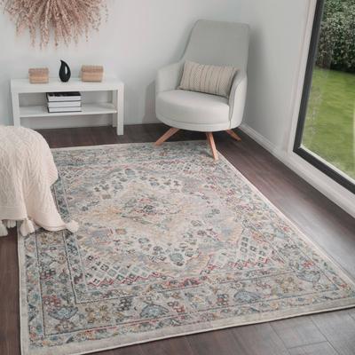 Teppich LIVABLISS "CASABLANCA", bunt (taupe), B:160cm H:12,7mm L:213cm, Polypropylen, Teppiche, Teppich