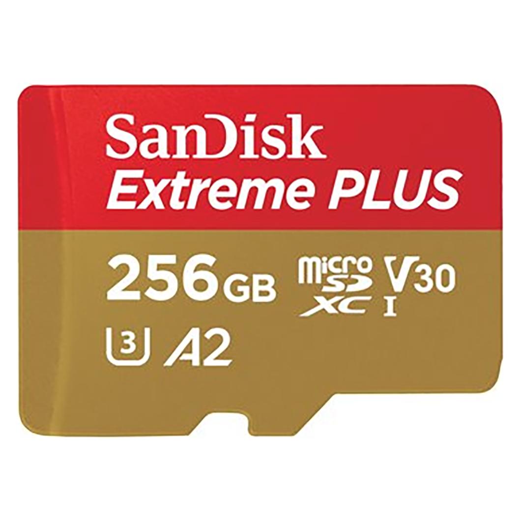 Sandisk Extreme Plus (256 GB, microSDXC, U3, UHS-I) (SDSQXBD-256G-GN6MA)