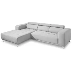 SOMETA Ecksofa Cancun Stoff Grau