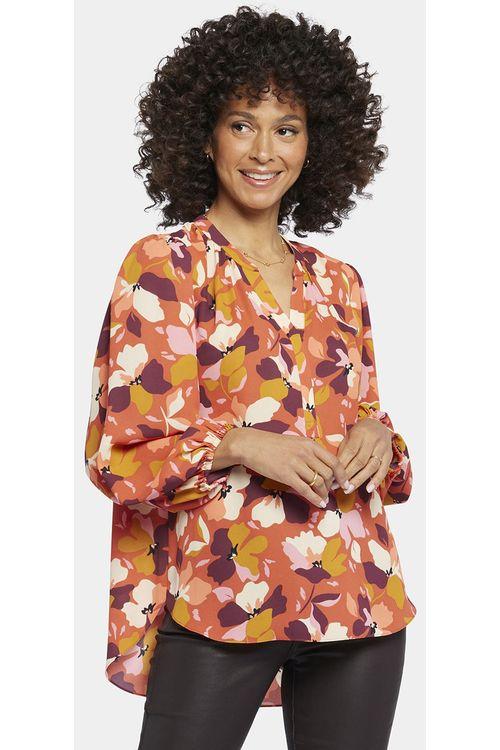 Puff Sleeve Blouse Bloemenprint | Gingervale