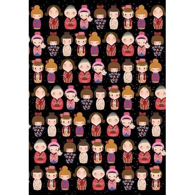 Cute Kokeshi Dolls Lined Paperback Journal, Gebundene Ausgabe von , Tuttle Publishing, 978-0-8048-5565-5