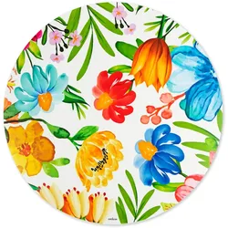 Excelsa Set mit 6 Tischsets Blooming aus buntem Kunststoff