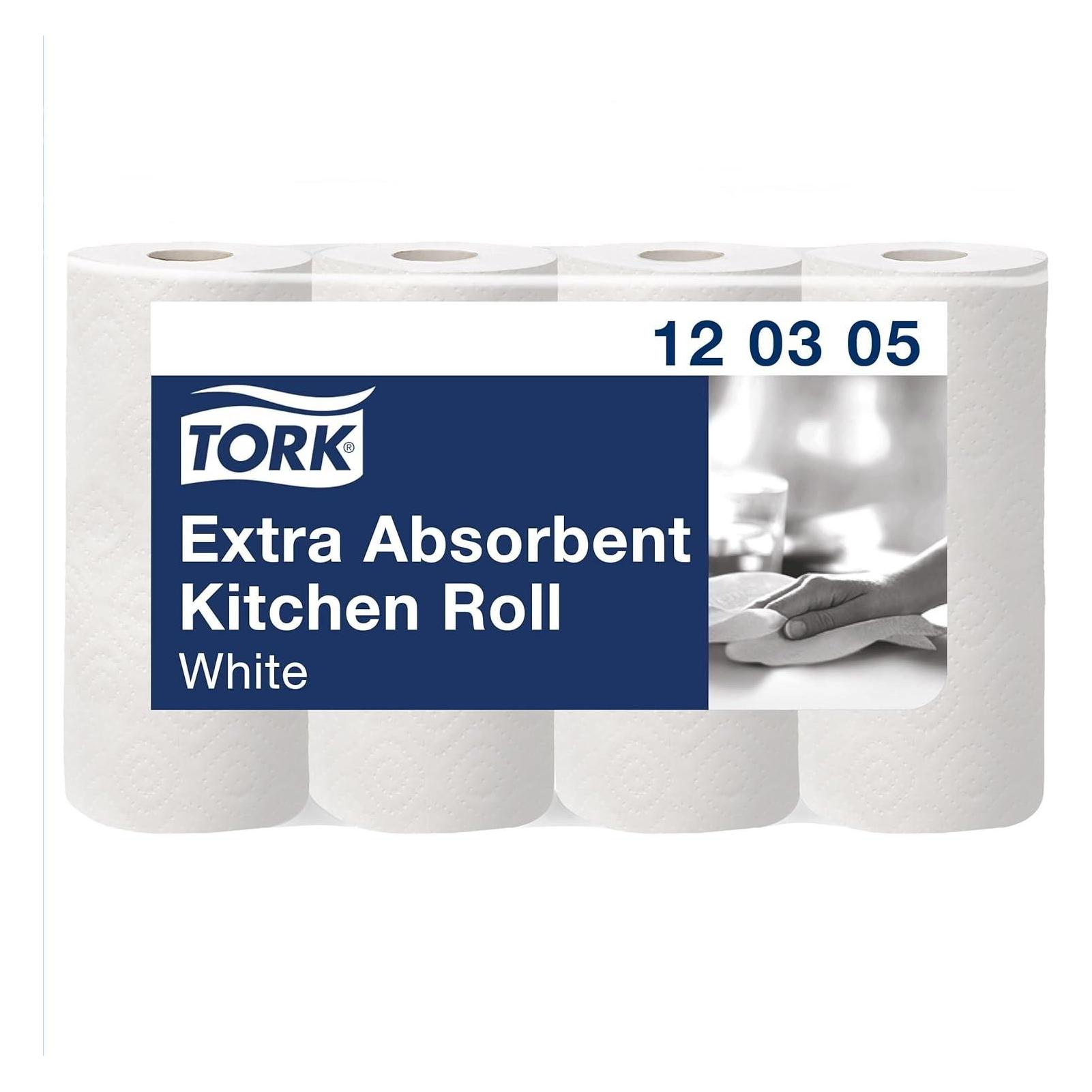 Tork Küchenrolle Extra saugfähig 12 x 4 Rollen (120305)