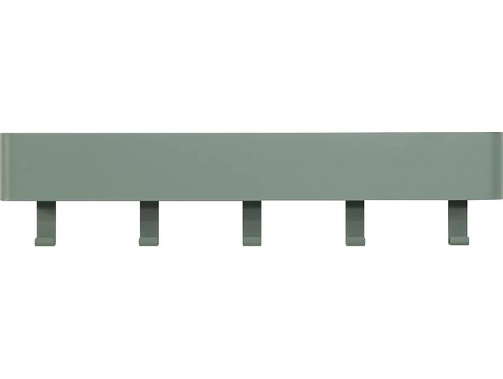 Garderobenhalter SPINDER DESIGN Dax Play , grün, B:52cm H:12cm T:7,5cm, Metall, Garderobenhalter, Garderobenhalter, Metall, Breite 52 cm