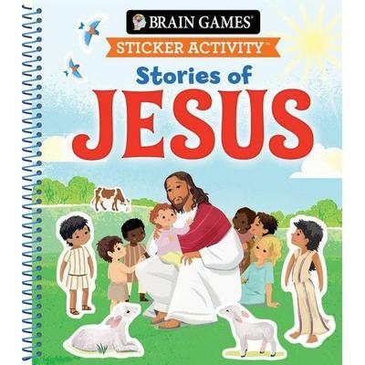 Brain Games - Sticker Activity: Stories of Jesus (for Kids Ages 3-6), von Publications International Ltd,Little Grasshopper Books,Brain Games,