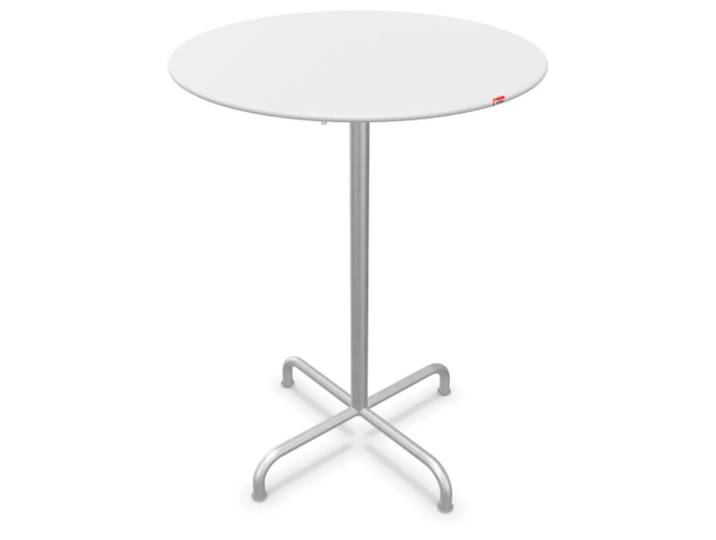 Metall-Stehtisch Rigi Rund Feuerverzinkt von Schaffner / Farbe: Weiss / Grösse: x cm