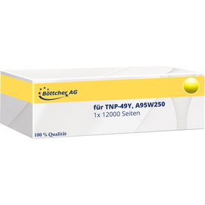 kompatibel für Konica-Minolta TNP-49Y, A95W250, 12000 Seiten, gelb, Kompatibler Toner